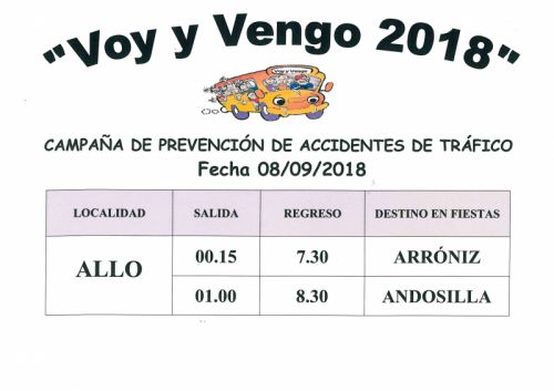VOY Y VENGO 2018
