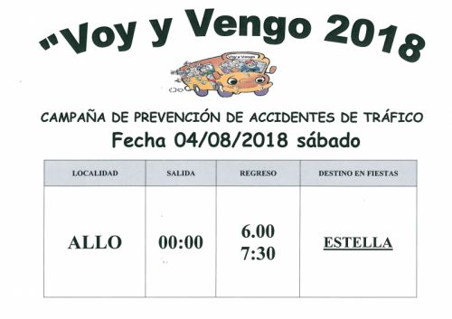 VOY Y VENGO 2018