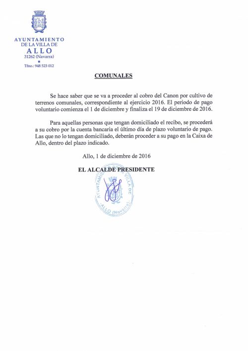 Comunales