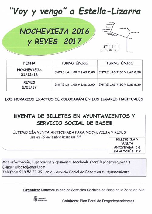 VOY VENGO NOCHEVIEJA Y REYES