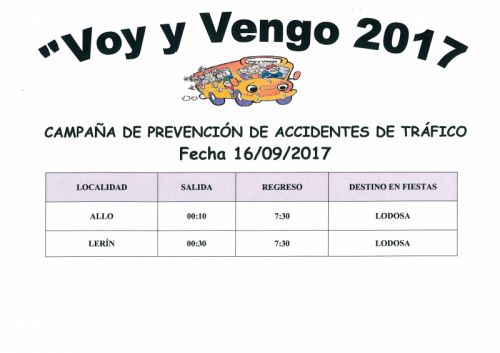 VOY Y VENGO 2017
