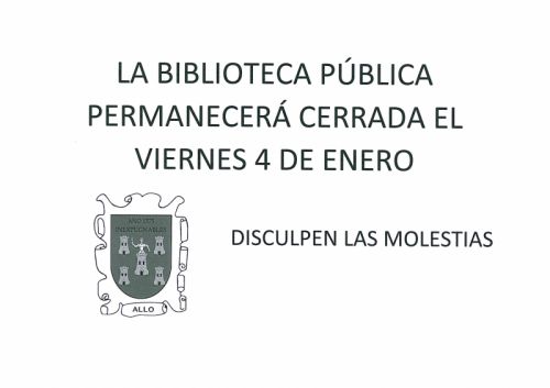 BIBLIOTECA CERRADA