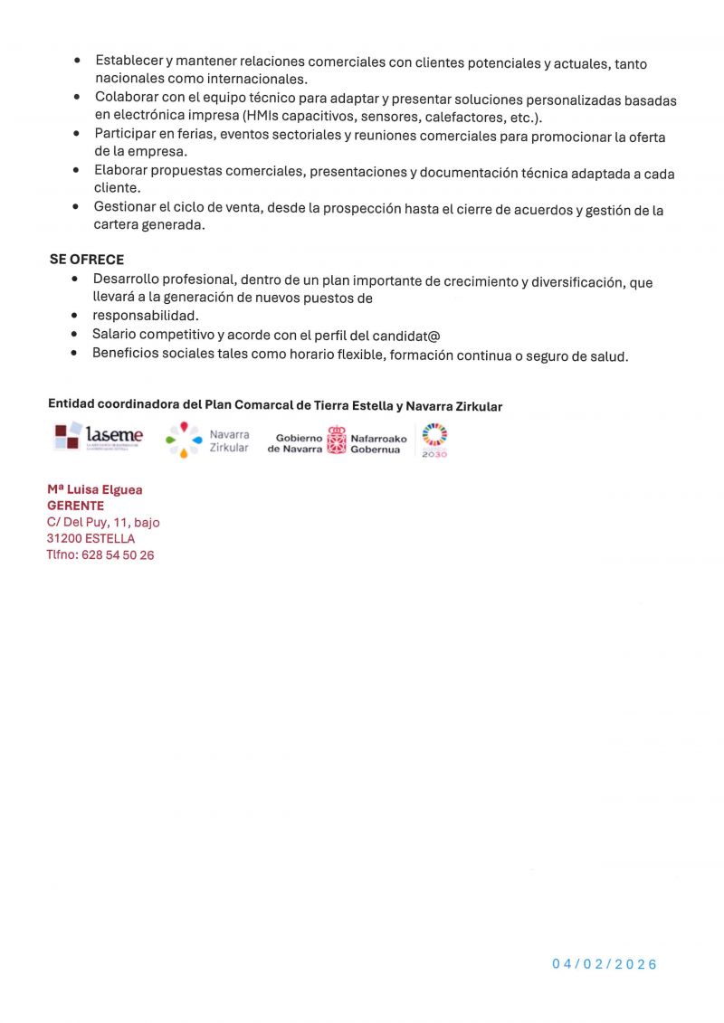 OFERTA DE EMPLEO LASEME